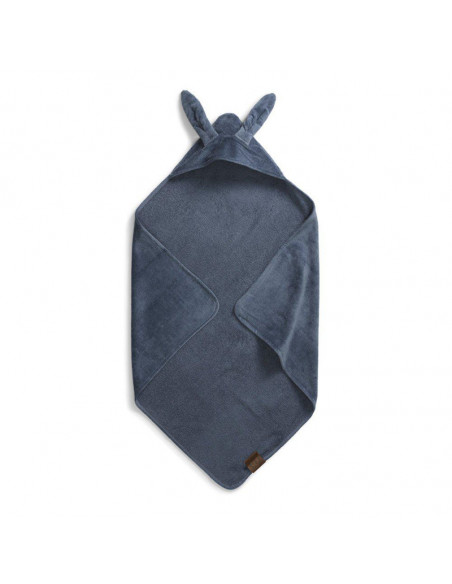 Elodie Details - Accappatoio con cappuccio Tender Blue Bunny