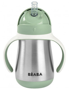 Béaba - Tazza termica con Cannuccia in Acciaio Inox 2