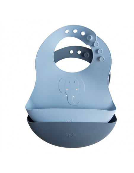 Trixie - Bavaglini in silicone, Set 2pz