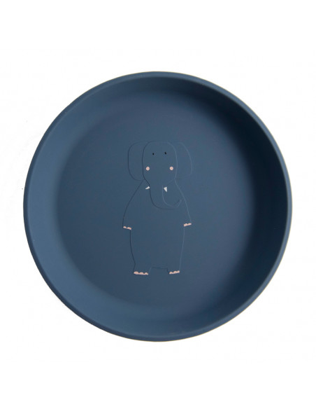 Trixie - Piatto in silicone con bordo alto