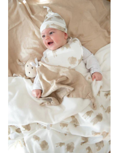Bamboom - Coperta Culla in Bambù organico e Spugna peluche