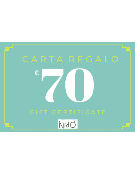 Gift Card - Carta regalo da 70 euro