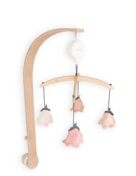 GIOSTRINA IN LEGNO CON PENDAGLI IN MAGLIA BAMBOOM
