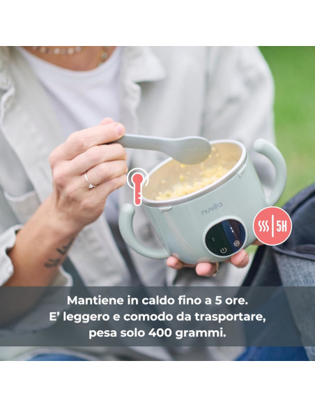 Nuvita - scaldapappa ricaricabile pappa-n-go