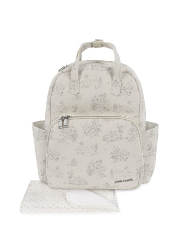 Pasito a pasito - zaino toile de jouy-cream