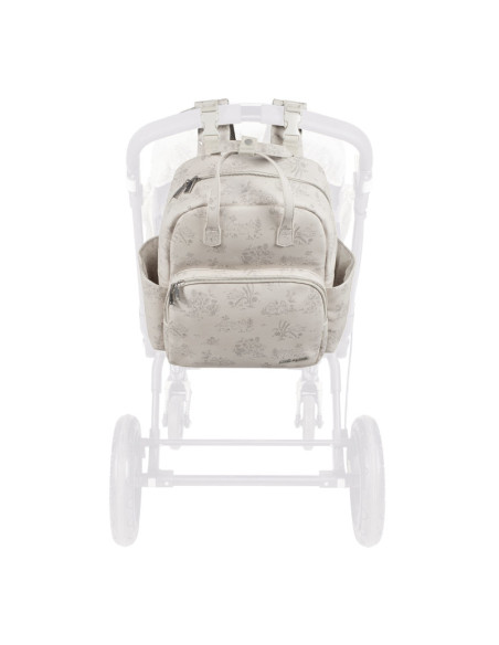 Pasito a pasito - zaino toile de jouy-cream