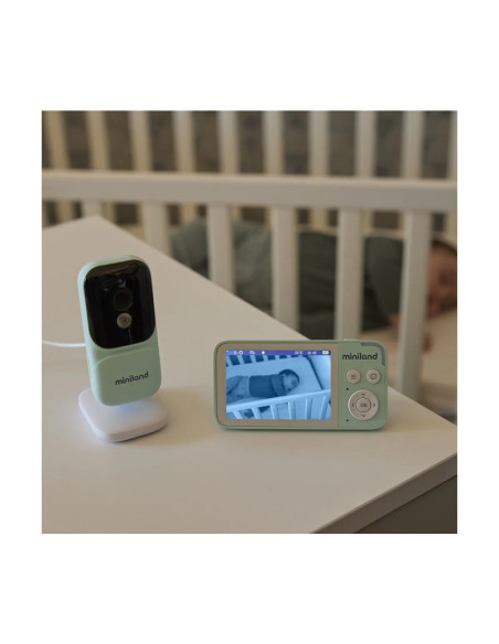 Miniland - baby monitor compatto digimonitor da 3,5