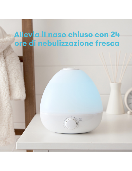 frida - baby umidificatore con diffusore e luce notturna