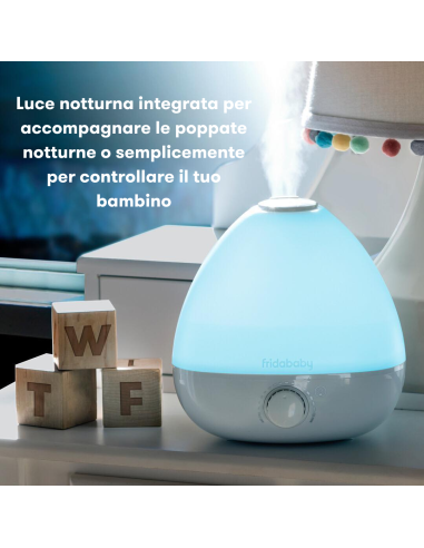 frida - baby umidificatore con diffusore e luce notturna