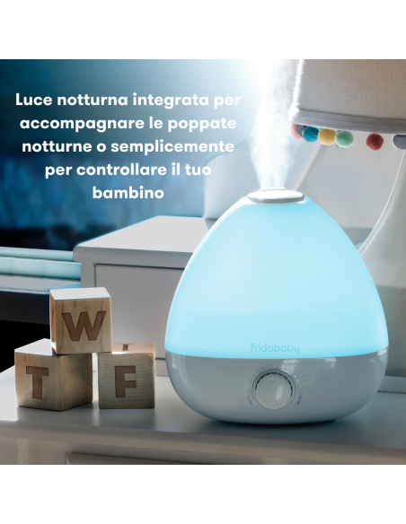 frida - baby umidificatore con diffusore e luce notturna