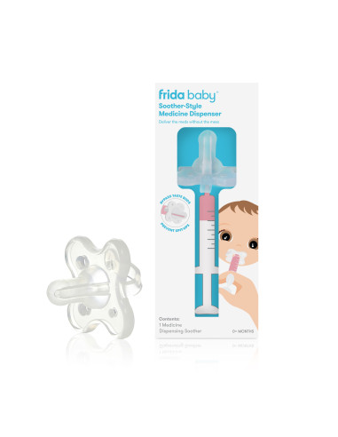 FRIDA - Baby dispenser per medicinali a forma di ciuccio