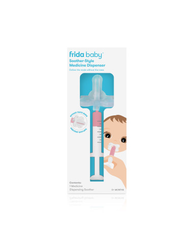 FRIDA - Baby dispenser per medicinali a forma di ciuccio
