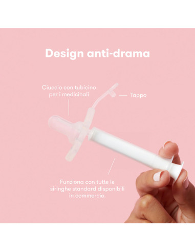 FRIDA - Baby dispenser per medicinali a forma di ciuccio