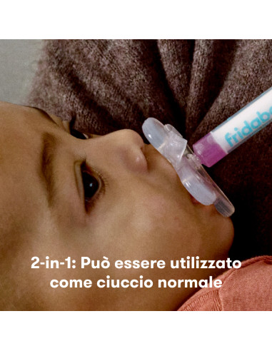 FRIDA - Baby dispenser per medicinali a forma di ciuccio