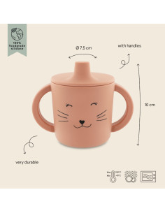 Trixie - tazza con manici e beccuccio silicone 2