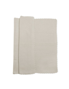 pasito a pasito - coperta neonati tricot beige