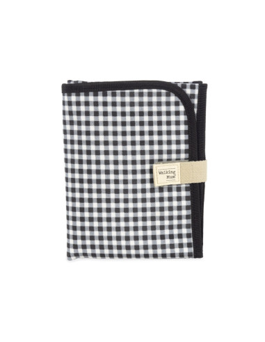 walking mum pasito a pasito - fasciatoio i love vichy black