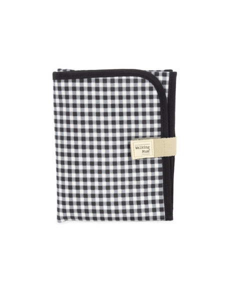 walking mum pasito a pasito - fasciatoio i love vichy black