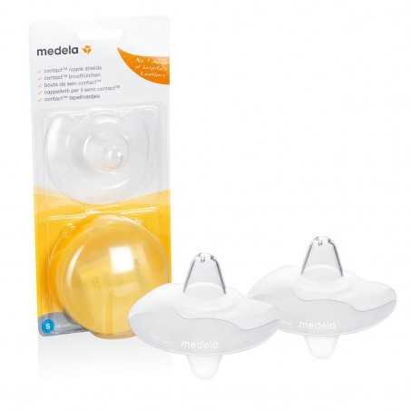 CONTACT- CAPPELLETTI SENO TAGLIA M  2 PZ MEDELA