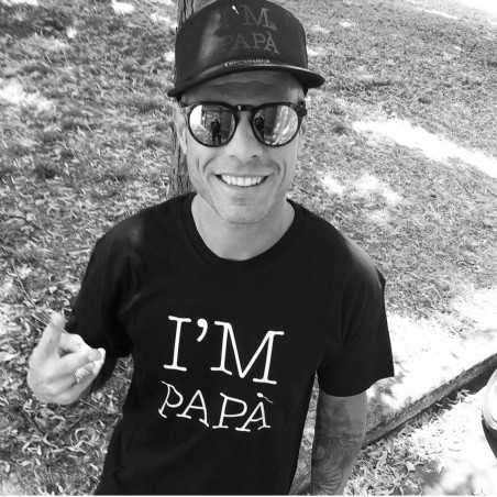 T SHIRT I'M PAPA NERA