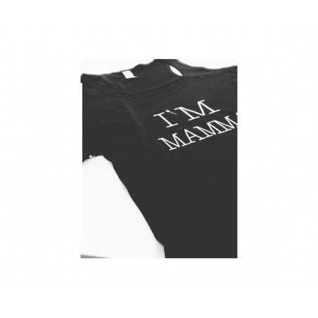 T SHIRT I'M MAMMA NERA