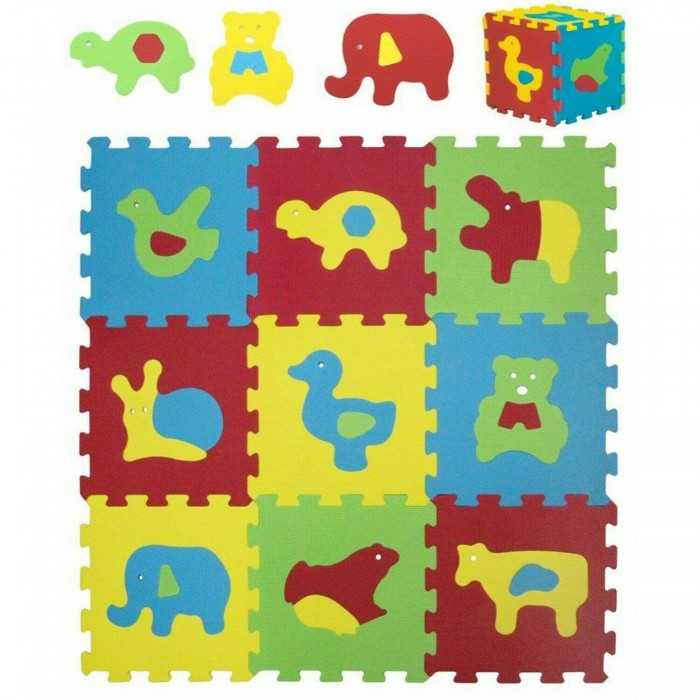 Ludi - Tappeto puzzle Animali Basic 9pz