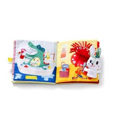 LIBRO MORBIDO CONIGLIETTO IL DENTISTA LILLIPUTIENS