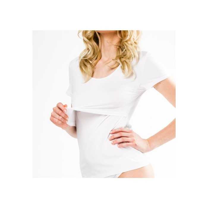 MySanity - T-shirt allattamento mezza manica nera
