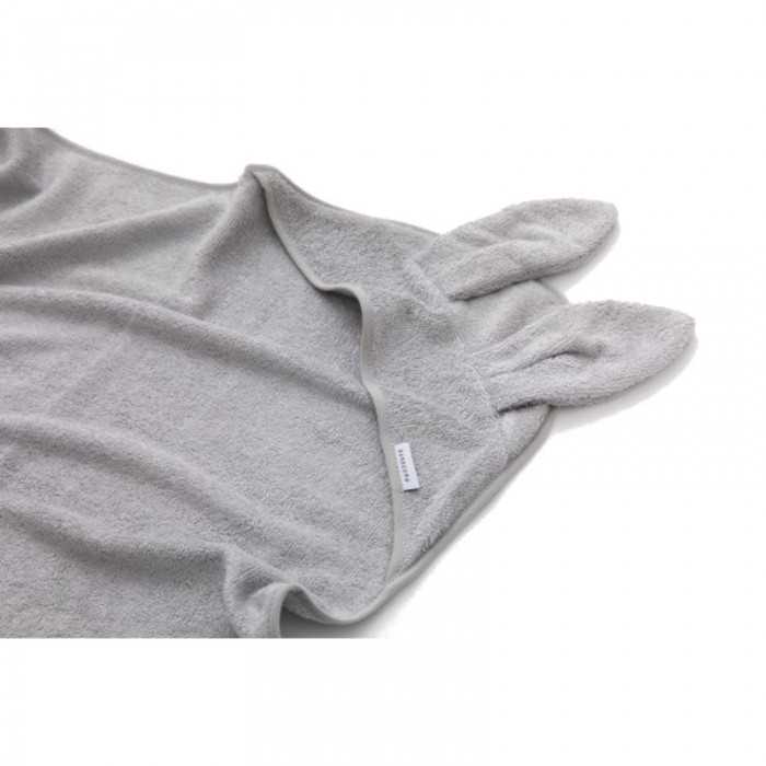 Bamboom - Accappatoio neonato in spugna 75×75 cm + Guanto