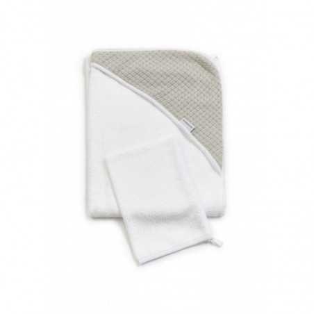 Bamboom - Asciugamano neonato + Guanto Softstone