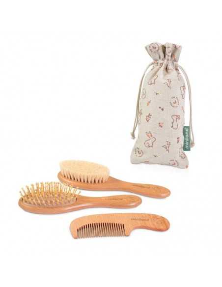 Miniland - Set Spazzole Baby Haircare Bunny